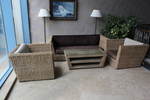 Мека мебел от естествен ратан за всички видове пространства