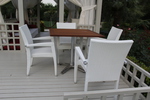 мебел от бял или светъл ратан с високо качество и дълъг срок на използване